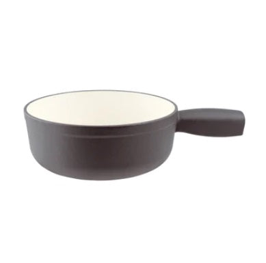 Swissmar Lugano Black Cheese Fondue Pot