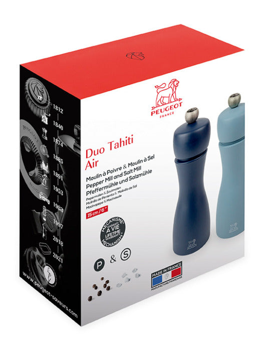 Peugeot Tahiti Duo Air Salt & Pepper Mill Set - 15cm