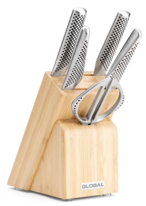 Global Takashi 6-Piece Knife Block Set