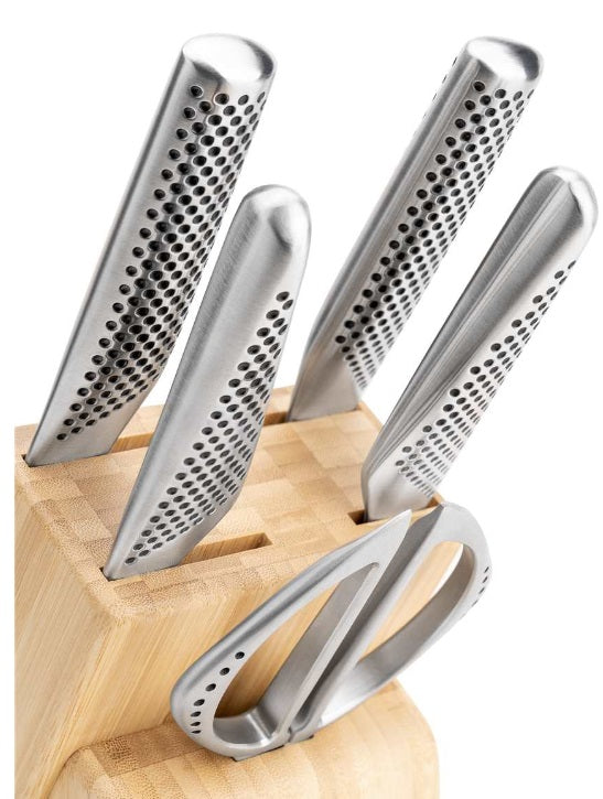 Global Takashi 6-Piece Knife Block Set