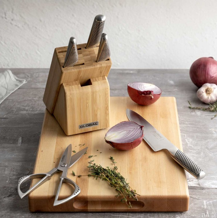 Global Takashi 6-Piece Knife Block Set