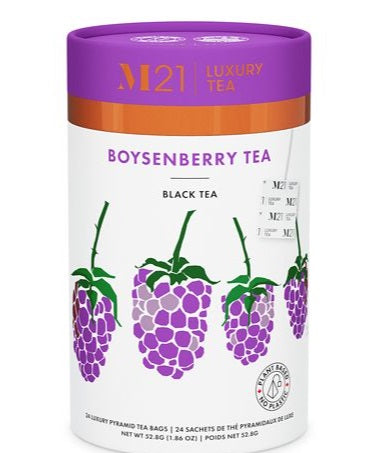 Metropolitan Tea M21 Boysenberry Tea Can Of 24 Bags