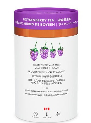 Metropolitan Tea M21 Boysenberry Tea Can Of 24 Bags