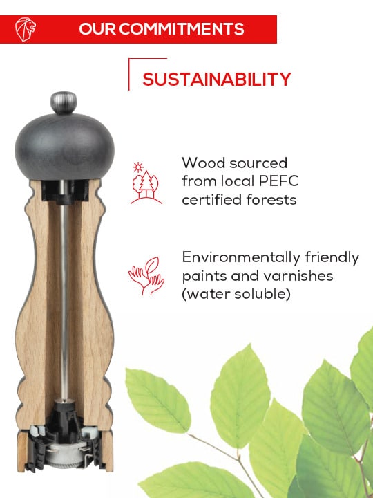 Peugeot Paris Classic Natural 12cm Pepper Mill 