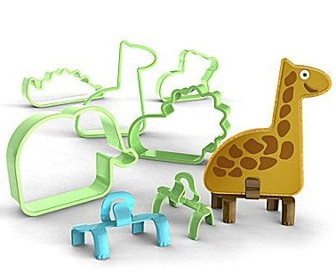 Bakelicious Animal Cookie Cutters with Feet