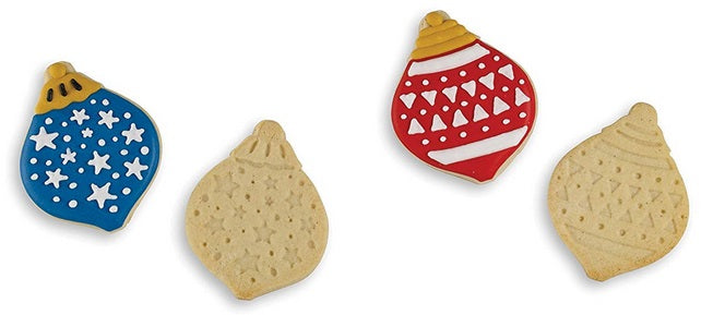 Bakelicious Christmas Ornament Flip & Stamp Cookie Cutter