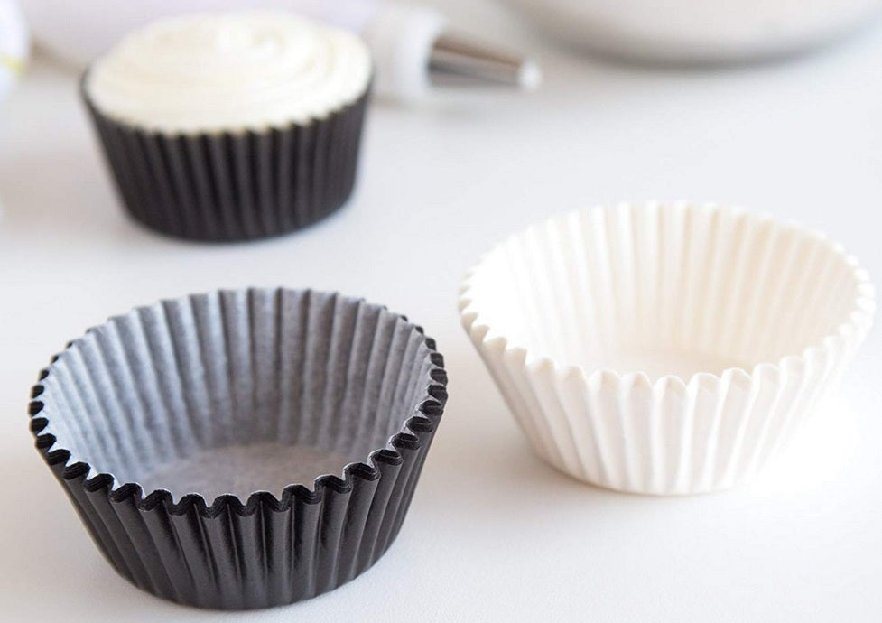 Fox Run Black & White Baking Cup Set of 50