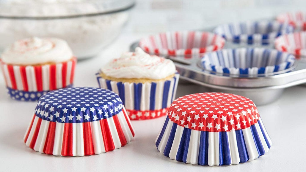 Fox Run Patriotic United States Baking Cup Set of 50