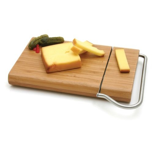 Swissmar Bamboo Board with Cheese Slicer