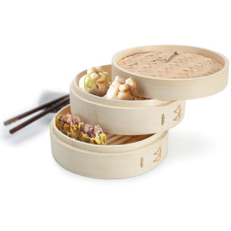 Zen Cuizine 2-Tier Bamboo Steamer