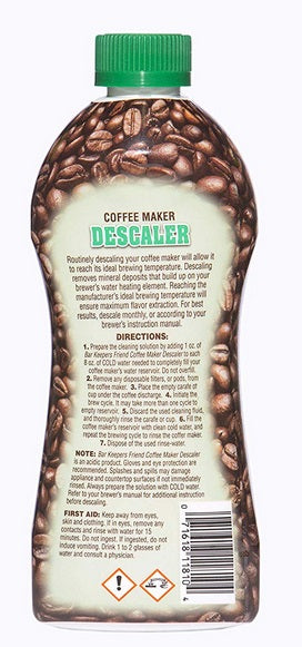 Bar Keepers Friend Coffee Maker Descaler