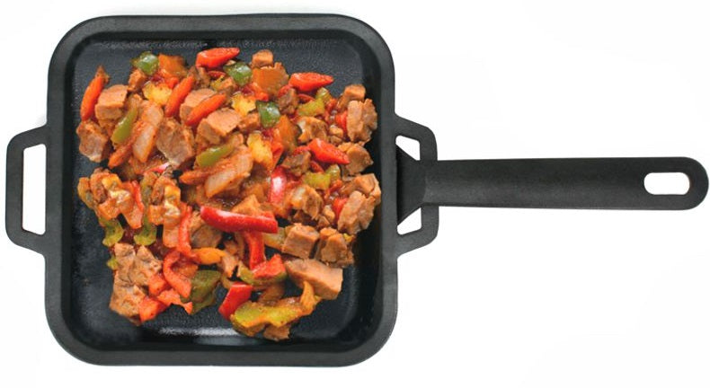 BBQ Devil Barbecue Cast Iron Skillet