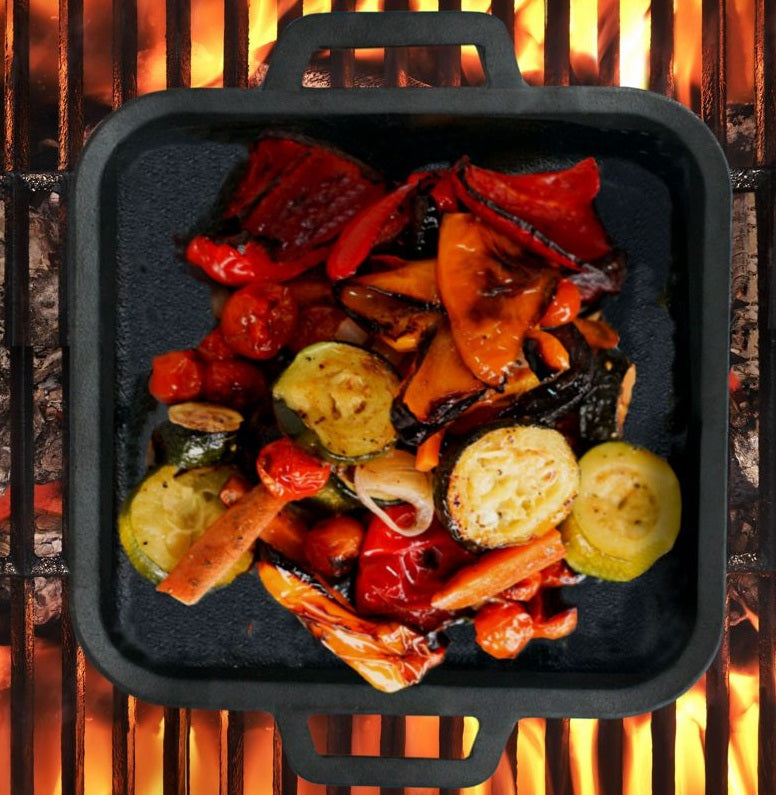 BBQ Devil Barbecue Cast Iron Skillet