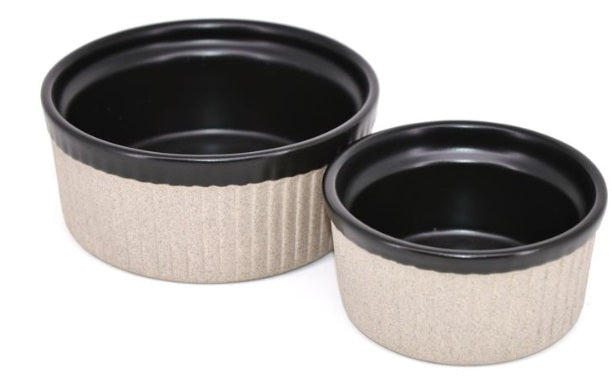 BIA Cordon Bleu Artisan Ramekin Set of 2 Black