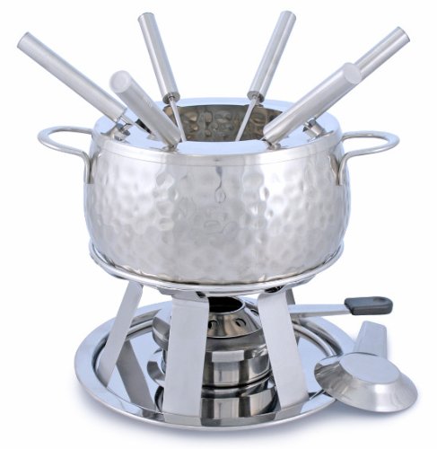 Swissmar Bienne 11-pc Stainless Steel Meat Fondue Set