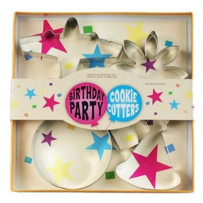 Fox Run Birthday Party Cookie Cutter Set