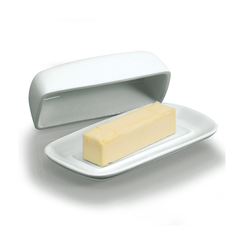 BIA Cordon Bleu Covered Porcelain Butter Dish