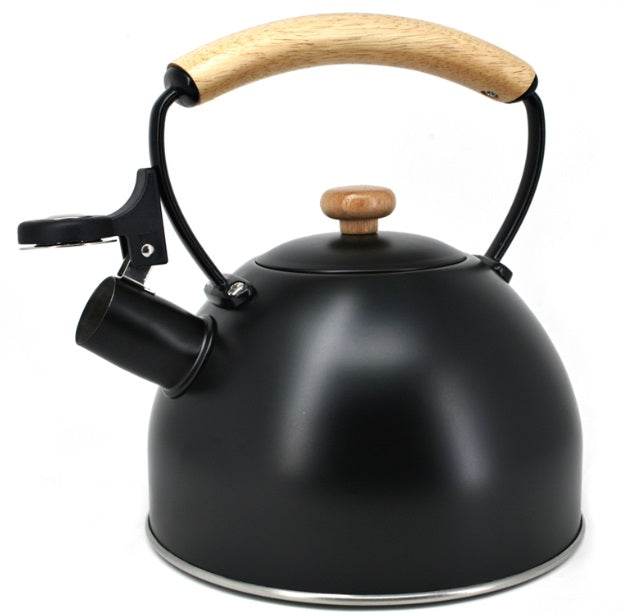 Cafe Culture Black Whistling Kettle