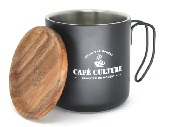 Cafe Culture Double Walled Mug Black