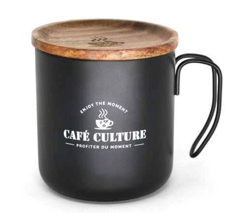 Cafe Culture Double Walled Mug Black