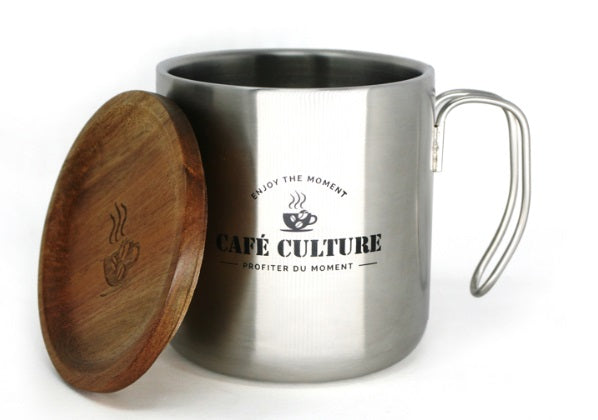 Café Culture Stainless Steel Double Walled Mug