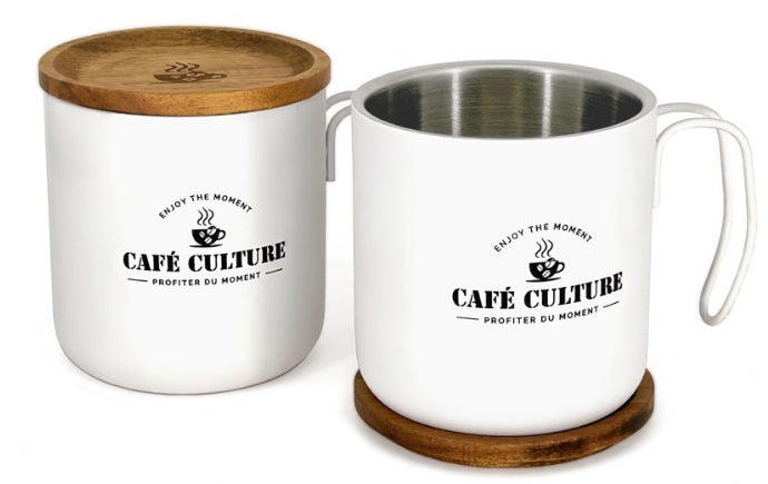 Cafe Culture Double Walled Mug White