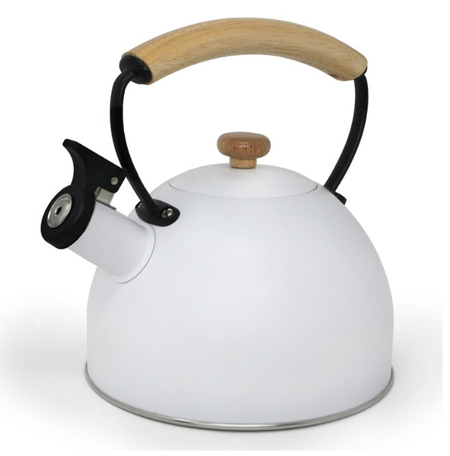 Cafe Culture White Whistling Kettle