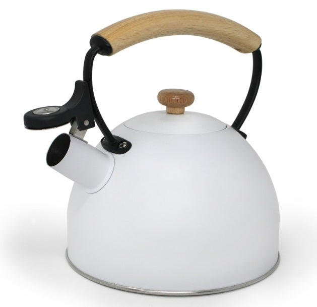 Cafe Culture White Whistling Kettle