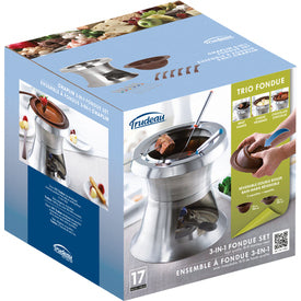 Trudeau Chaplin 3 in 1 Fondue Set