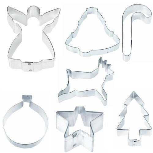 Fox Run 7 Piece Christmas Cookie Cutter Set