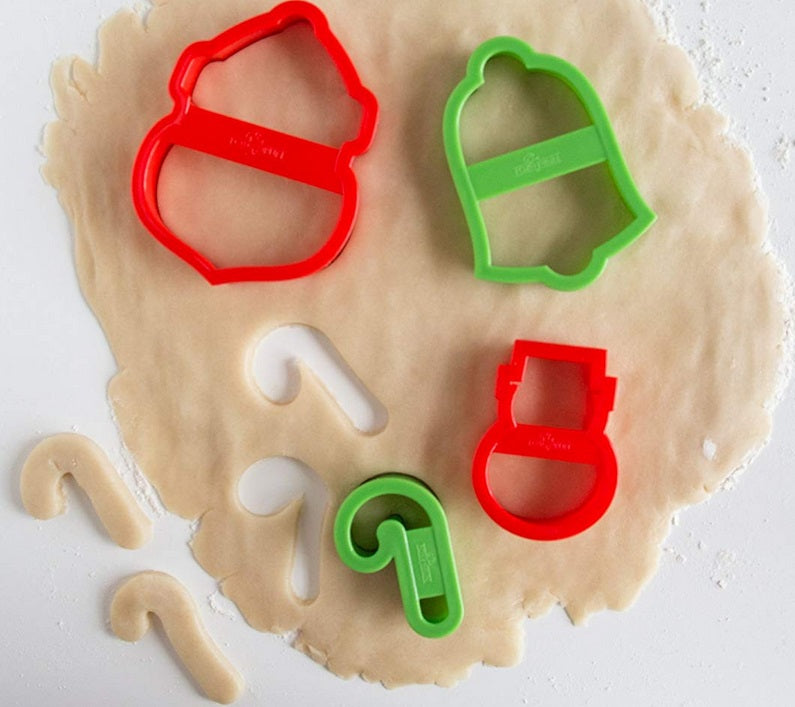 Fox Run Santa Christmas Cookie Cutter Set of 4