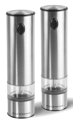 Cole &amp; Mason Battersea Electronic Salt &amp; Pepper Mill Set