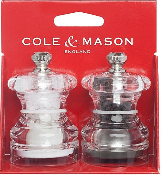 Cole & Mason Button Salt & Pepper Mill Set