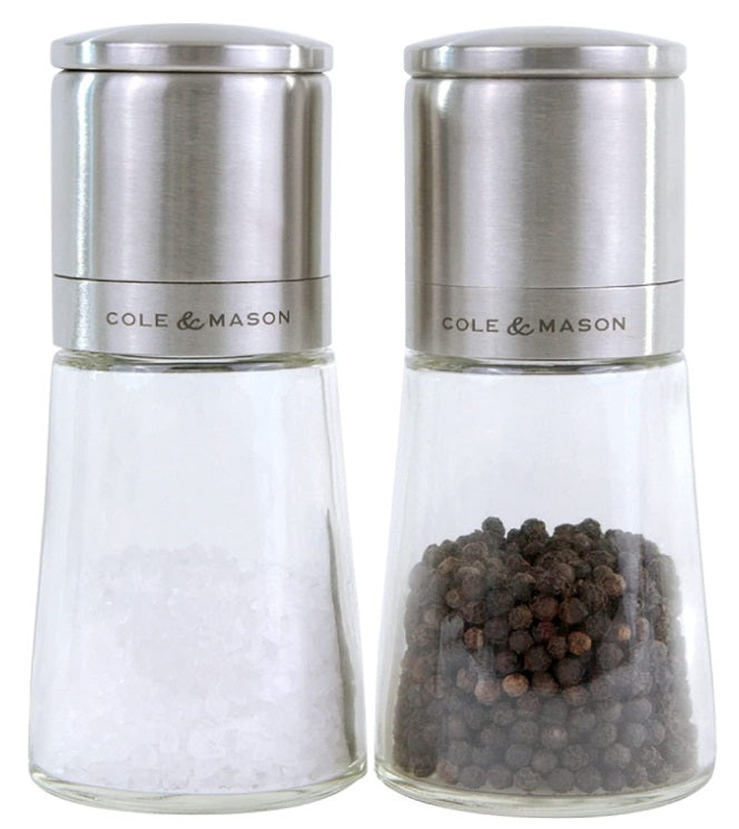 Cole &amp; Mason Clifton Top Grinding Salt &amp; Pepper Mill Set