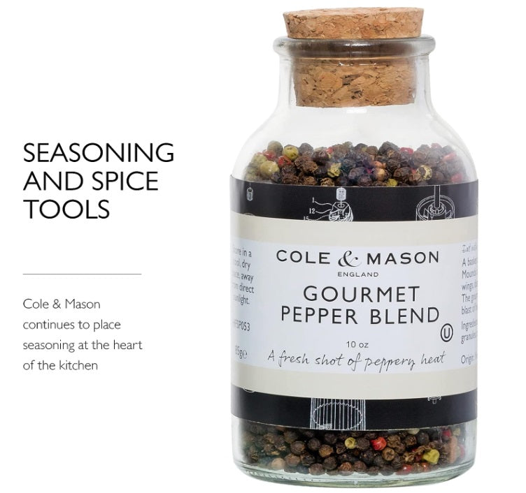 Cole & Mason Large Gourmet Peppercorn Refill 10oz