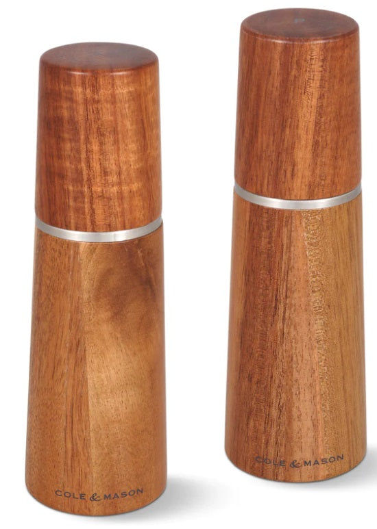 Cole &amp; Mason Marlow Acacia Wood Salt &amp; Pepper Mill Set