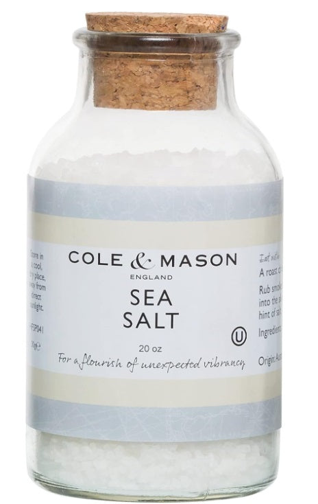 Cole &amp; Mason Large Coarse Sea Salt Refill 20oz