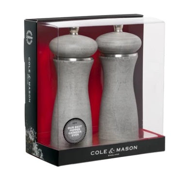 Cole & Mason Sherwood Gray Salt and Pepper Mill Set