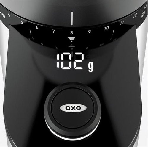 Oxo Conical Burr Coffee Grinder with Integrated Scale