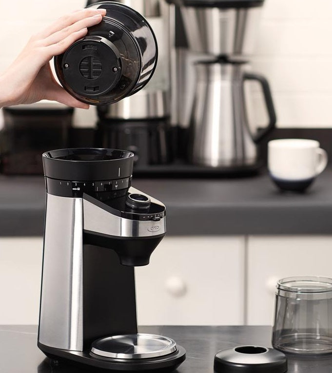 Oxo Conical Burr Coffee Grinder with Integrated Scale