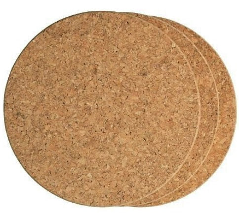 Fox Run Set of 3 Round Cork Trivets