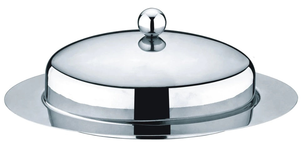 Cuisinox Oval Stainless Steel Butter Dish