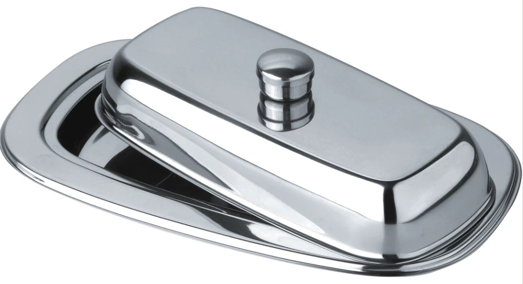 Cuisinox Rectangular Stainless Steel Butter Dish