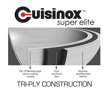 Cuisinox Super Elite 9.5" Stainless Steel Frying Pan