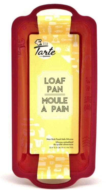 Danesco A La Tarte Red Silicone Loaf Pan