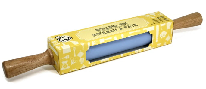 Danesco A La Tarte Blue Silicone Rolling Pin