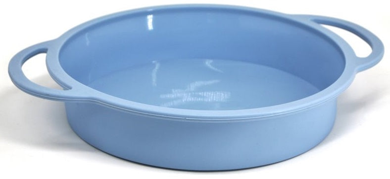 Danesco A La Tarte Blue Silicone Round Cake Pan