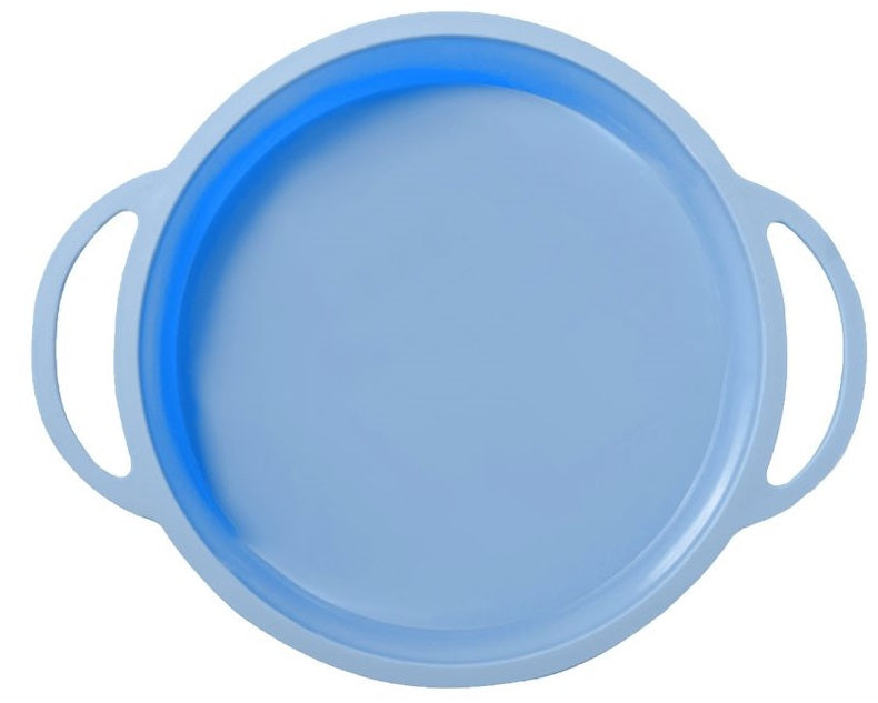 Danesco A La Tarte Blue Silicone Round Cake Pan