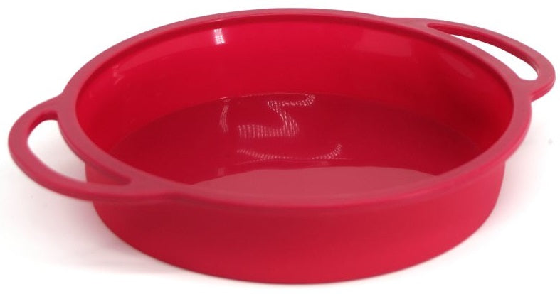 Danesco A La Tarte Red Silicone Round Cake Pan