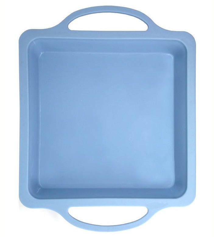 Danesco A La Tarte Blue Silicone Square Cake Pan